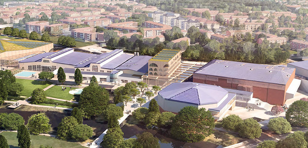Från förslaget Fyrishov bryggan, ÅWL Arkitekter.