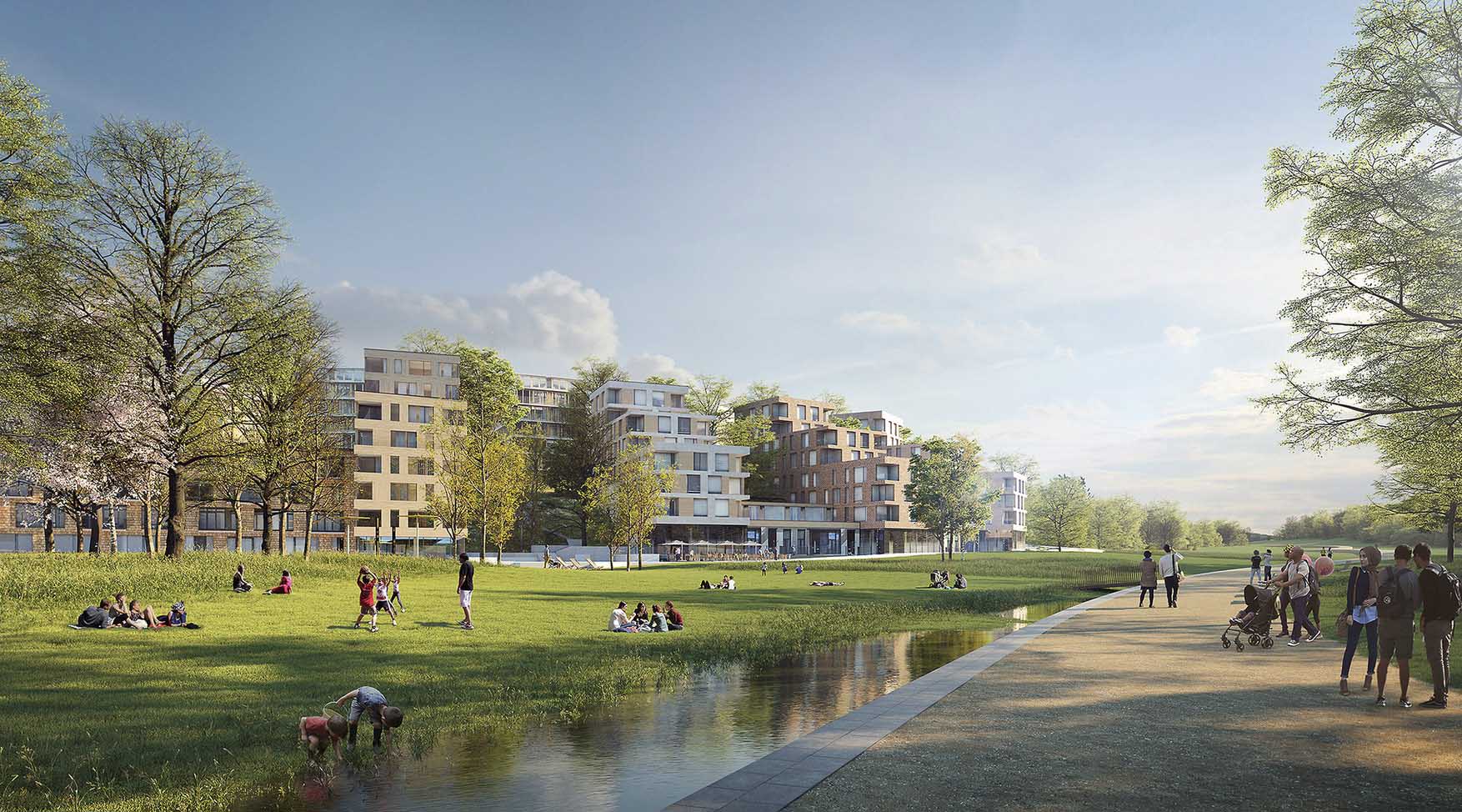 Skärholmen, vinnare Planpriset 2019. Nyréns. Vinnare Planpriset 2019, Skärholmen.