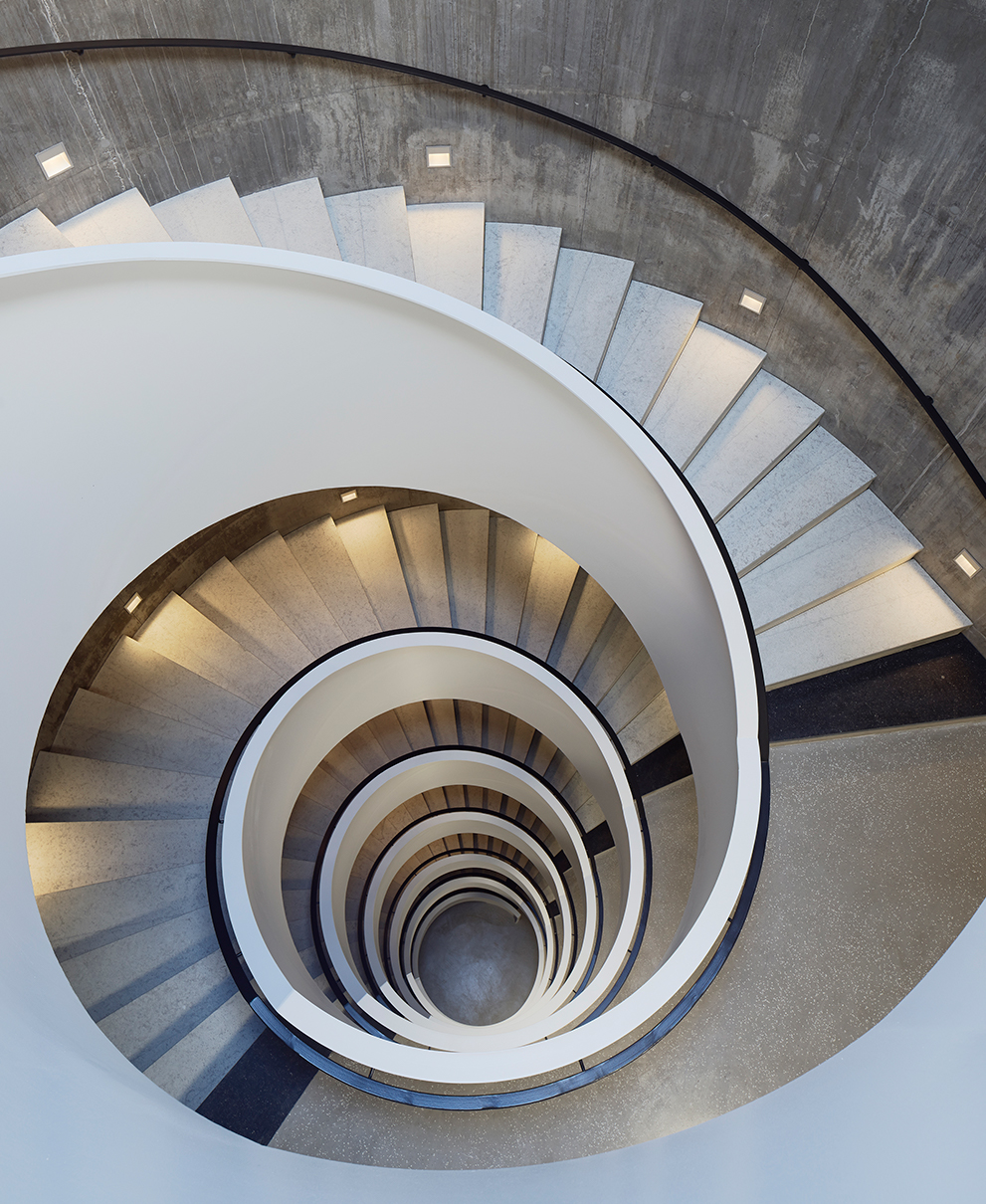 Trappa på KTH i Stockholm. Foto: Åke Lindman.