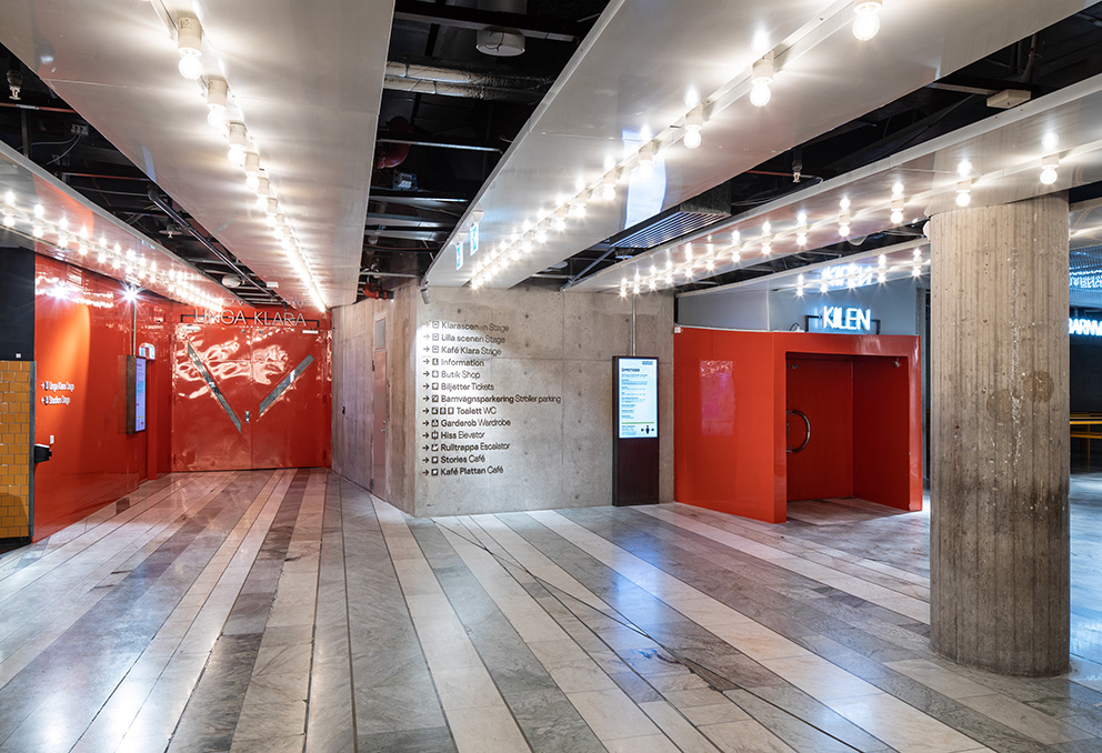 Kulturhusets ombyggnad i Stockholm. Ahrbom & Partner Arkitektkontor. Foto: Johan Eldrot.