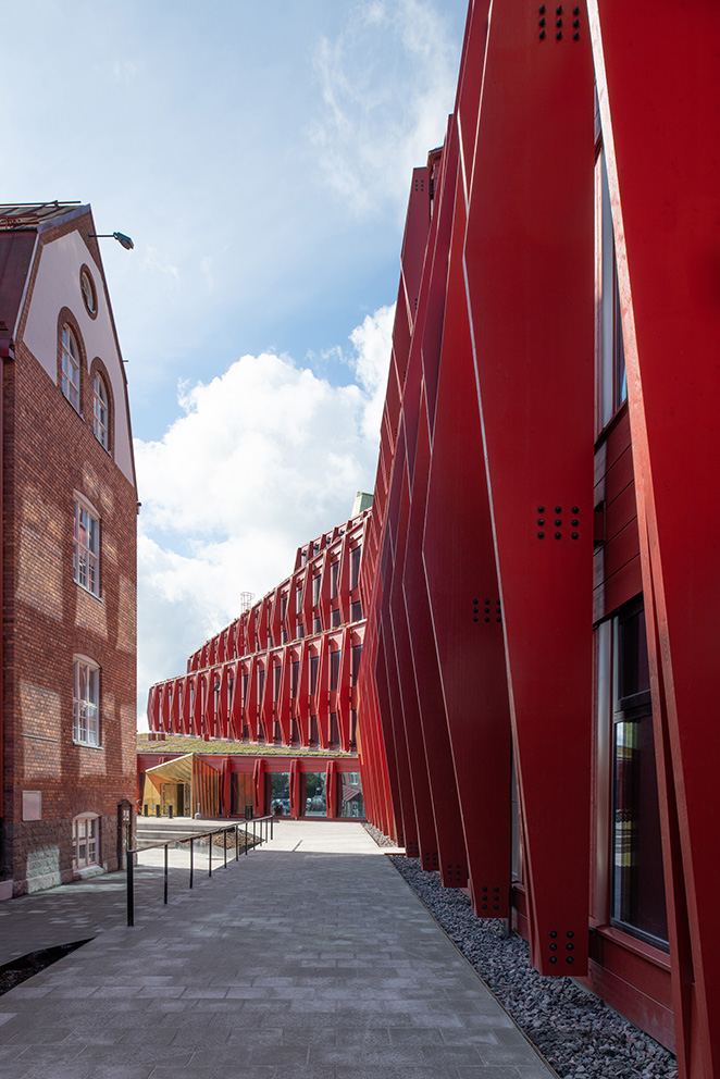 Kunskapshuset i Gällivare. Liljewall och MAF arkitektkontor. Foto: Anders Bobert.
