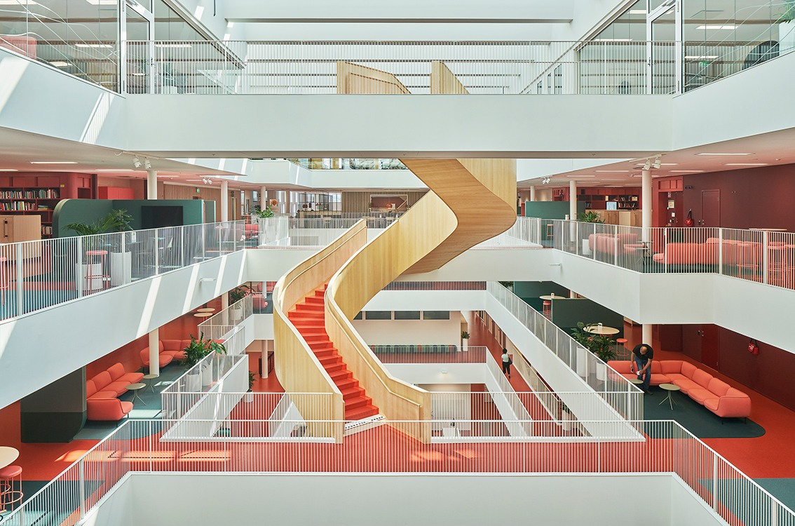 Mälardalens högskola, Campus, Eskilstuna. Arkitekt AIX Arkitekter. Foto: Åke E:son Lindman.
Mälardalens högskola, Campus, Eskilstuna. Arkitekt AIX Arkitekter. Foto: Åke E:son Lindman.