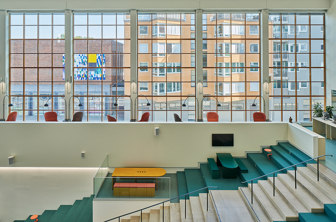 Mälardalens högskola, Campus, Eskilstuna. Arkitekt AIX Arkitekter. Foto: Åke E:son Lindman.