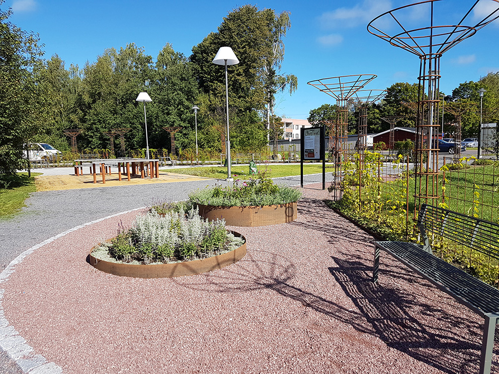 Paradisparken i Borlänge. Arkitekt – Borlänge kommun/Borlänge Energi. Foto: Sofia Stenberg.