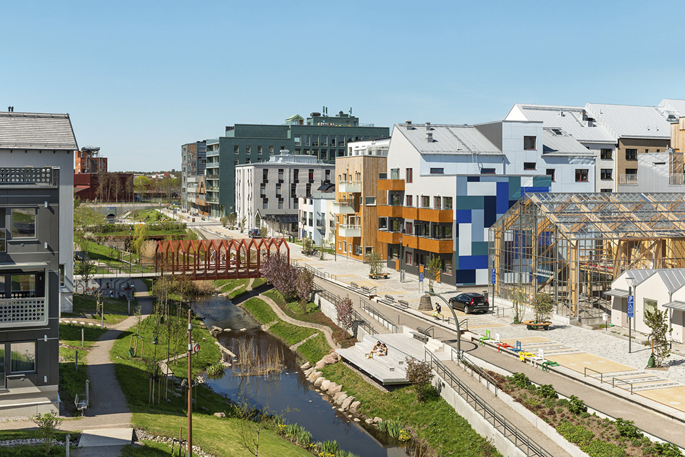 Broparken i Linköping. Arkitektkontor: White Arkitekter. Foto: Ken Pils.