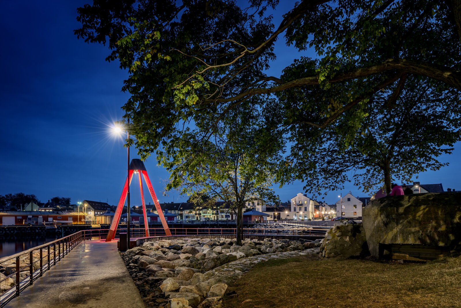 Tullhusstranden i Simrishamn, vinnare av Sienapriset 2016. Arkitekt: Sydväst arkitektur och landskap. Foto: Werner Nystrand.