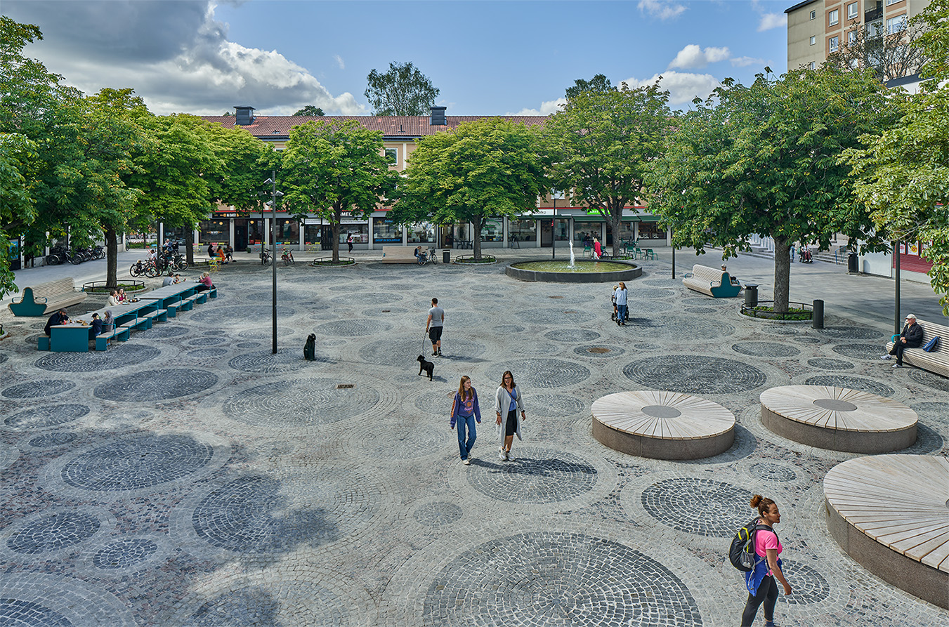 Kärrtorps centrum, Nyréns arkitektkontor. Foto: Åke E:son Lindman