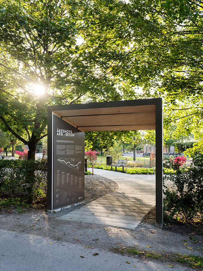 Åkeshovs arboretum, LAND arkitektur. Foto: Ulf Lundin