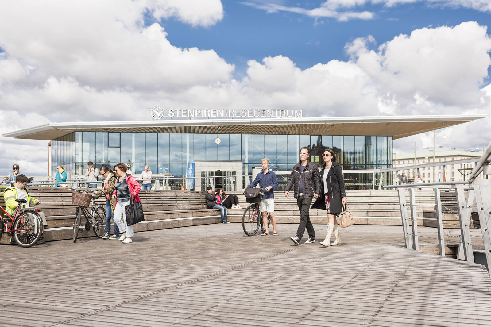 Stenpiren resecentrum, Sweco arkitekter. Foto: Ernst Henry