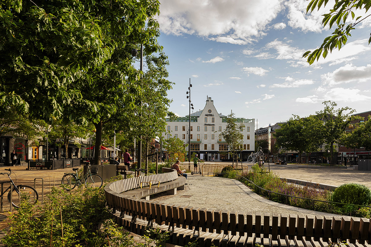 Stora torg, Sydväst arkitektur och landskap. Foto: Werner Nystrand