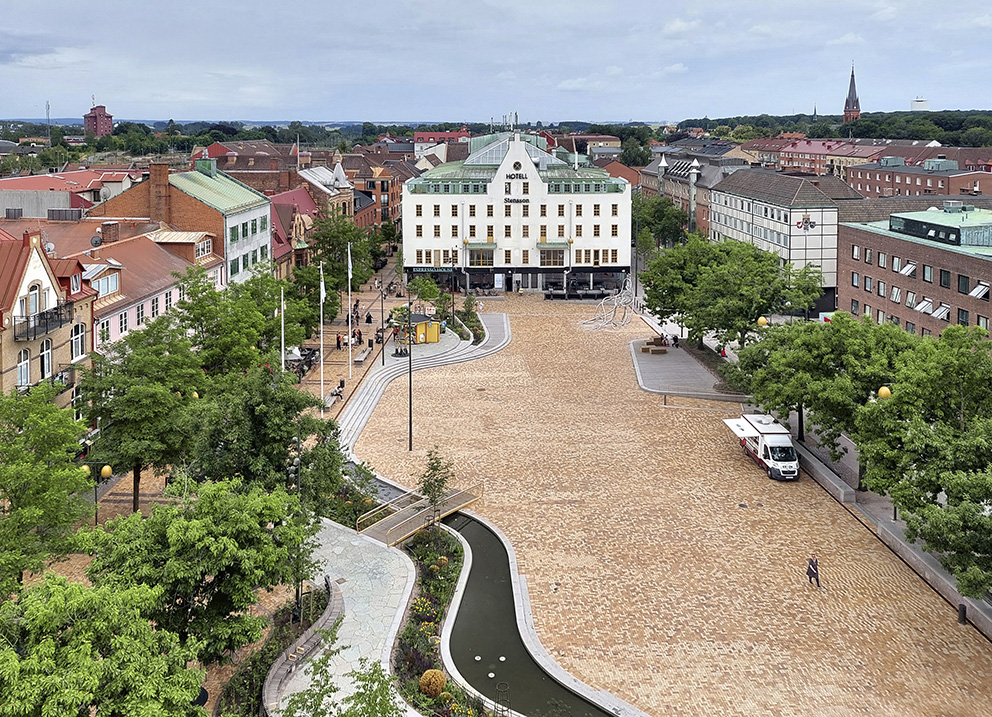 Stora torg, Sydväst arkitektur och landskap. Foto: Åsa Andersson