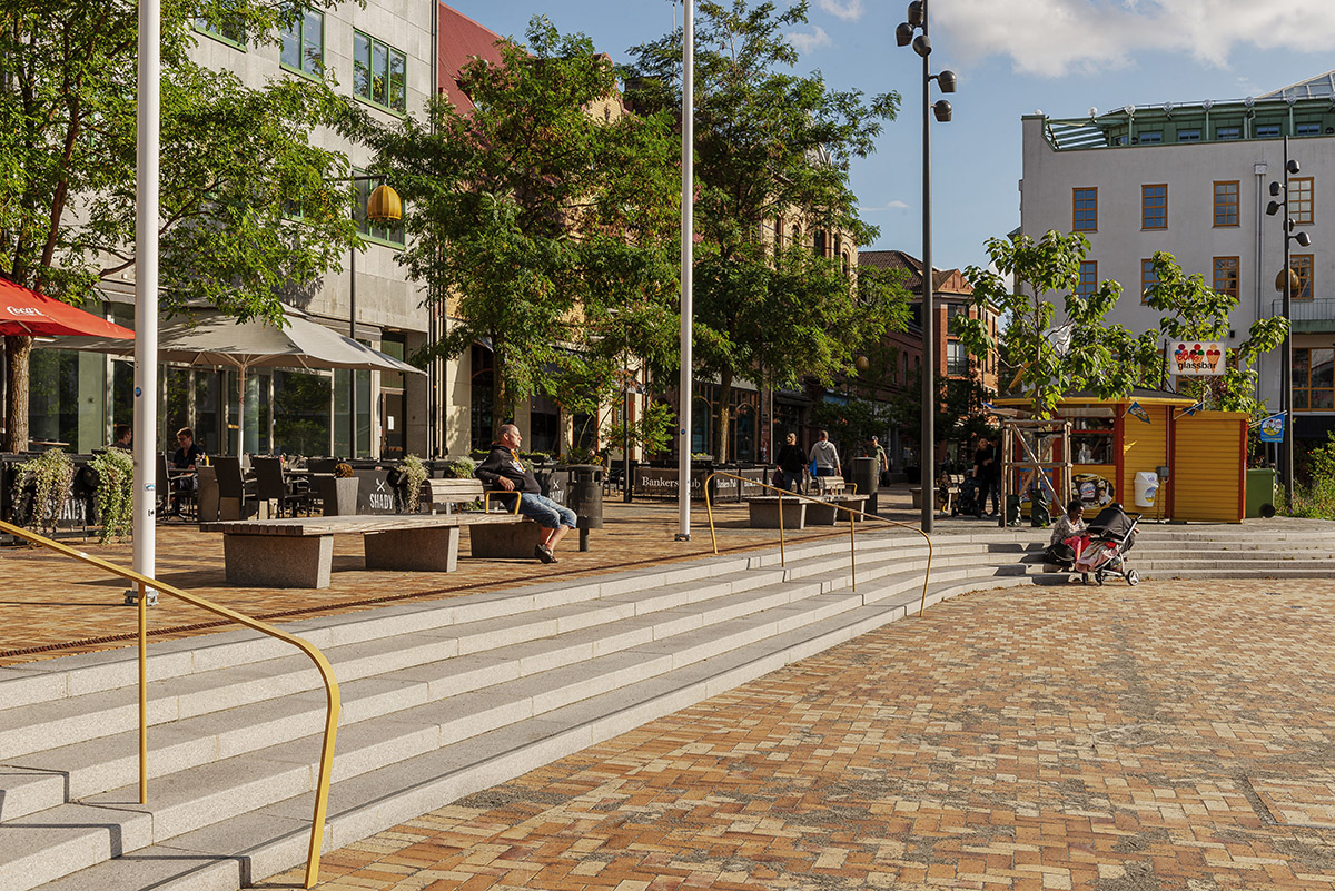 Stora torg, Sydväst arkitektur och landskap. Foto: Werner Nystrand