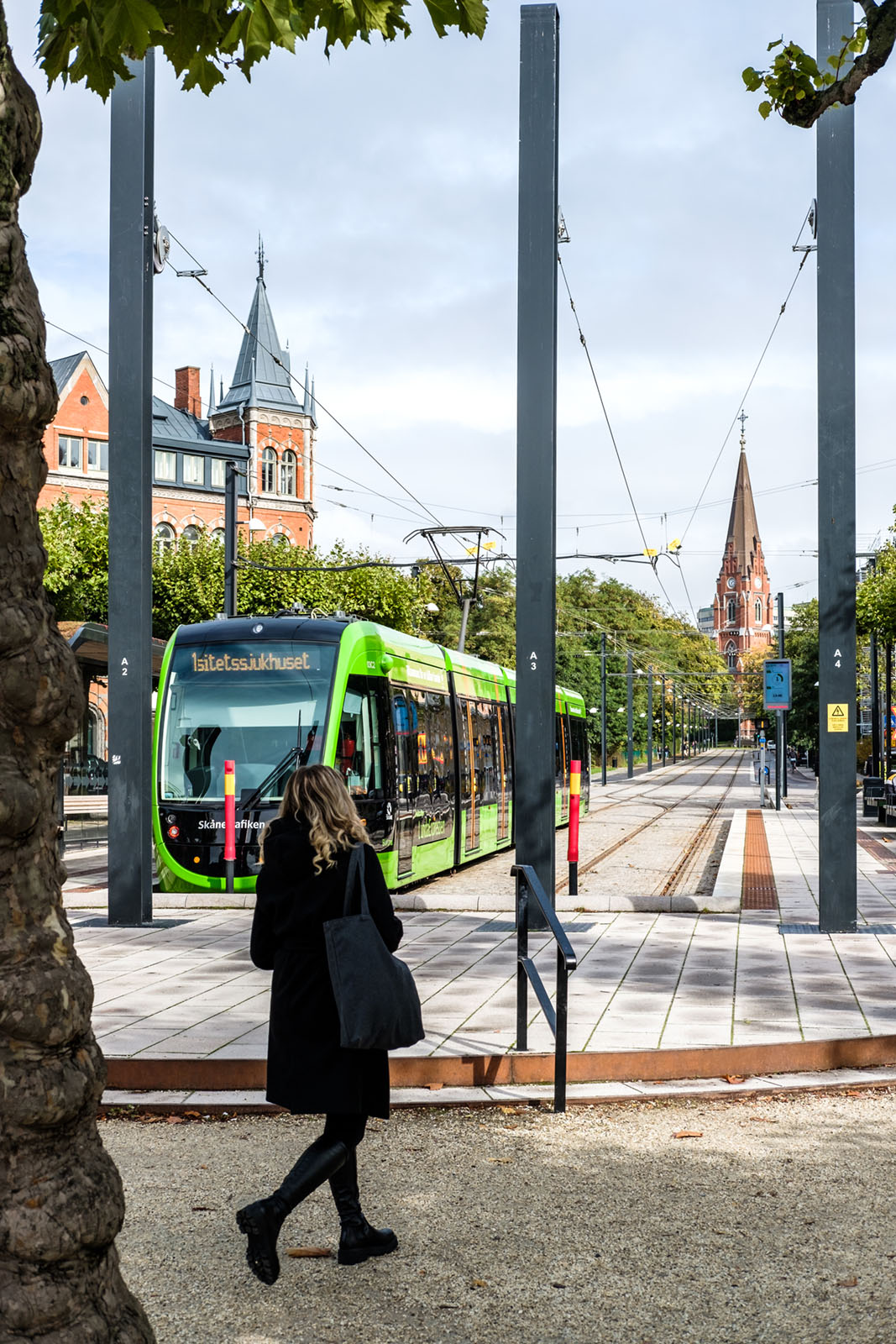 Spårvägen Lund C–ESS. Foto: Johannes Alm.