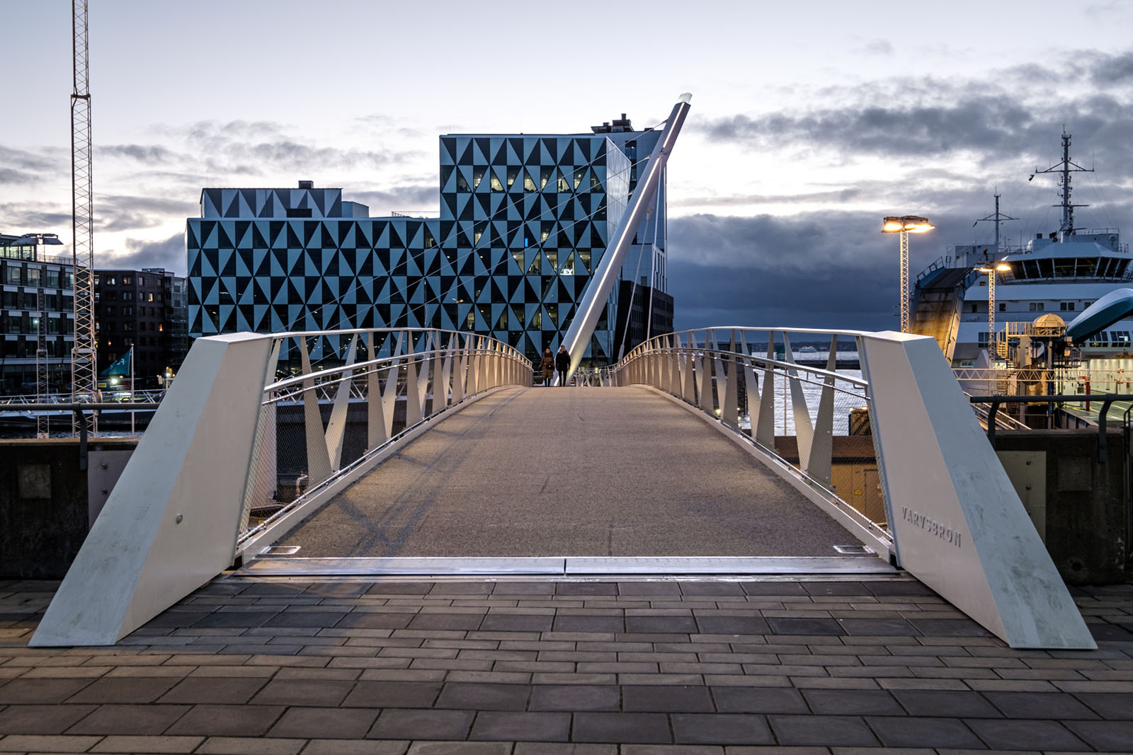 Varvsbron i Helsingborg. Foto: Johannes Alm Varvsbron i Helsingborg. Foto: Johannes Alm
