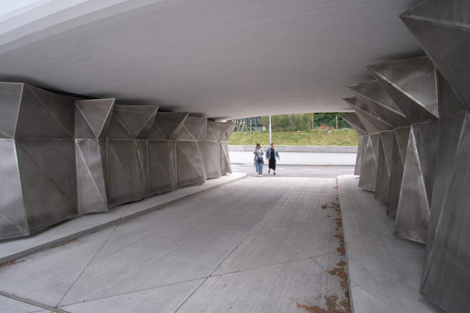 Origamitunnel, Landskapslaget. Foto: Carlos Valencia.