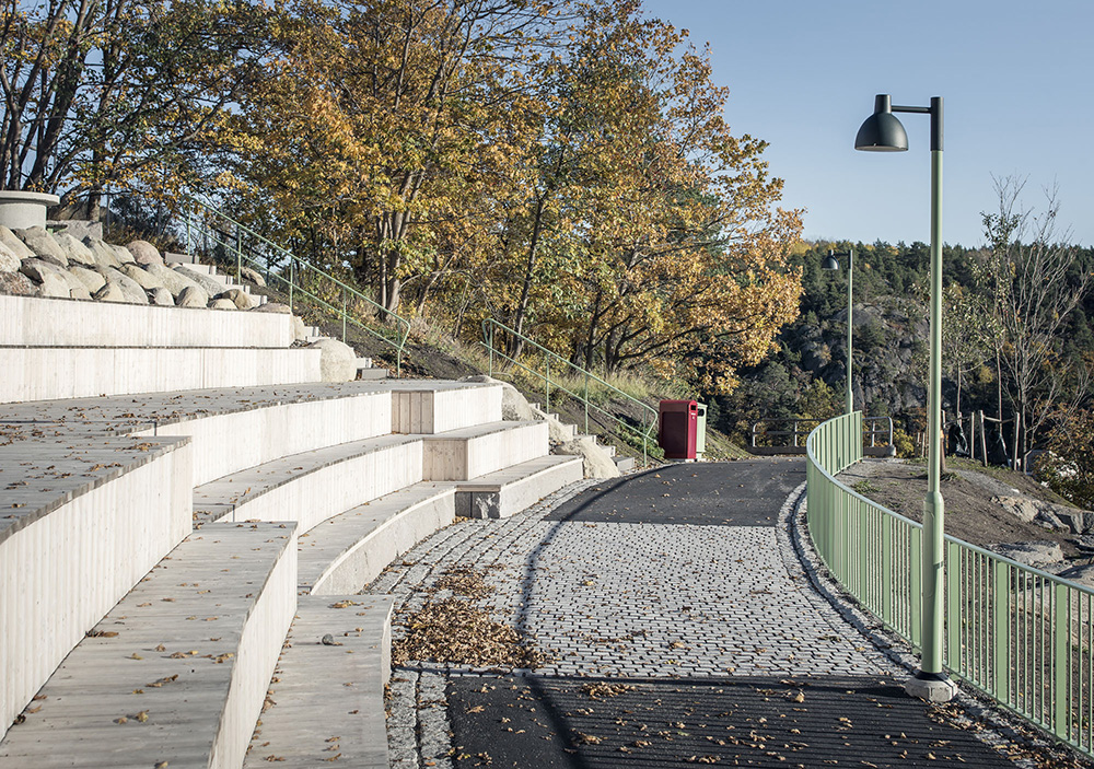 Lilla Kvarnholmens lekplats, ÅWL Arkitekter. Foto: Felix Gerlach.