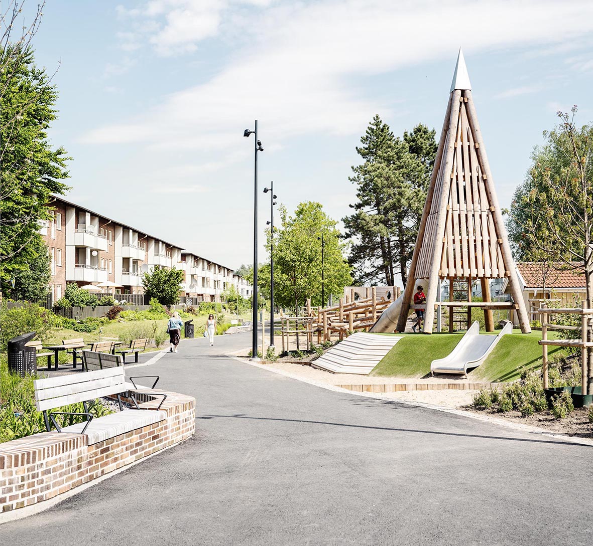 Selma Lagerlöfs parkstråk, ÅWL Arkitekter. Foto: Felix Gerlach.