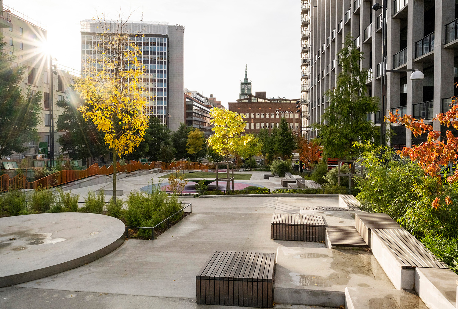 Norra stationsparken, AJ Landskap. Foto: Kasper Dudzik.
