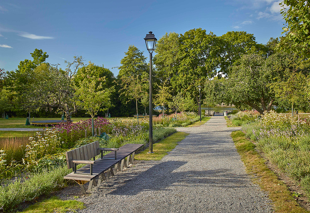 Farsta strandpark, Nivå landskapsarkitektur. Foto: Robin Hayes.