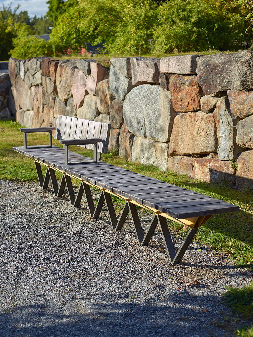 Farsta strandpark, Nivå landskapsarkitektur. Foto: Robin Hayes.