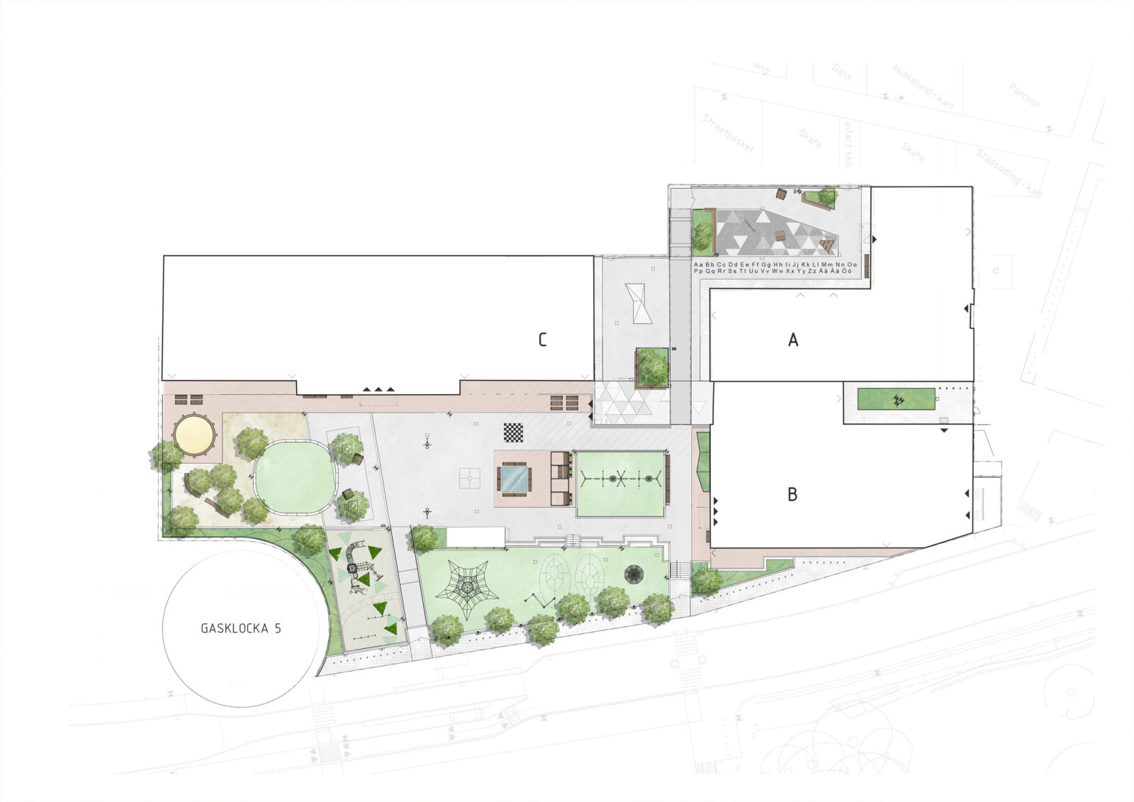 Bobergsskolan, Cerderwall arkitekter.