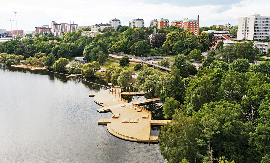 Kyrkviken, Nyréns Arkitektkontor och Sweco Sverige. Foto: Tomas Klomp.