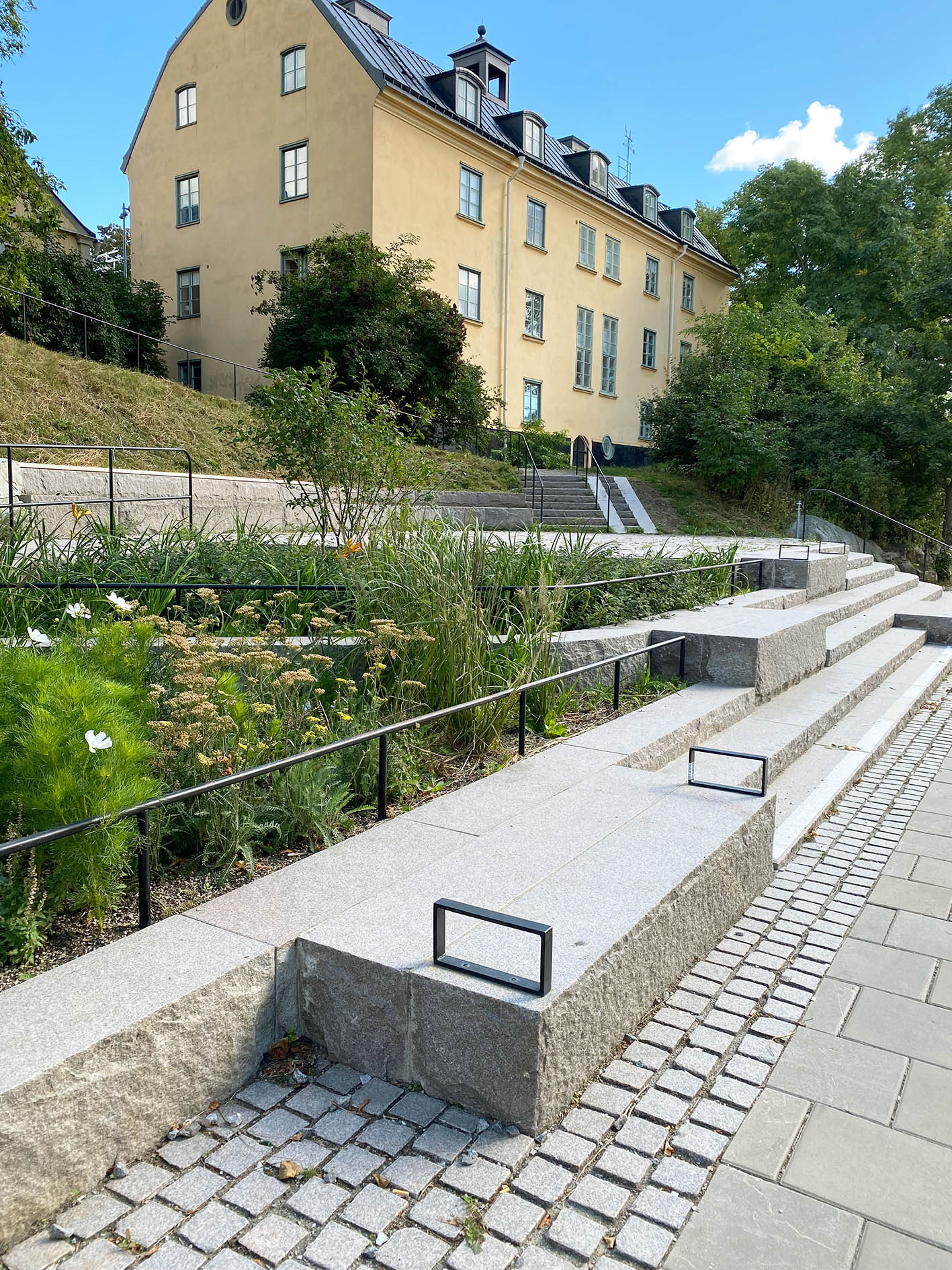 Ny entré till Vasaparken, Tengbom. Foto: Lovisa Ekvall. Ny entré till Vasaparken, Tengbom. Foto: Lovisa Ekvall.
