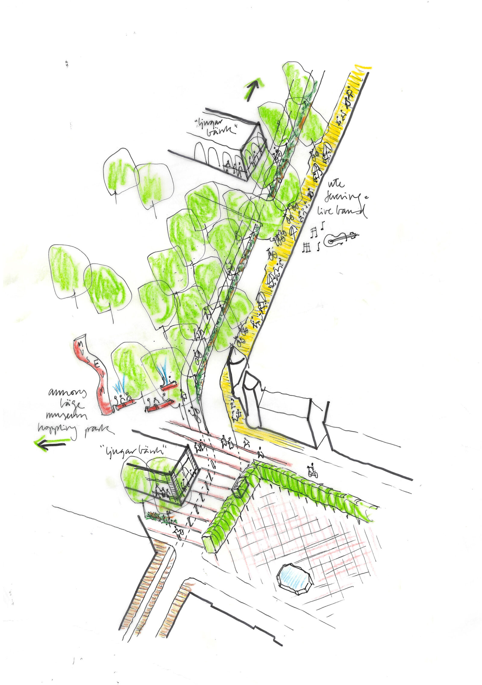Storgatan och Eriksgatan i Landskrona, FOJAB.