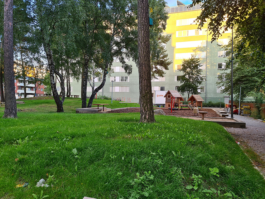 Rinkeby norra stadspark i Stockholm, Landskapslaget.