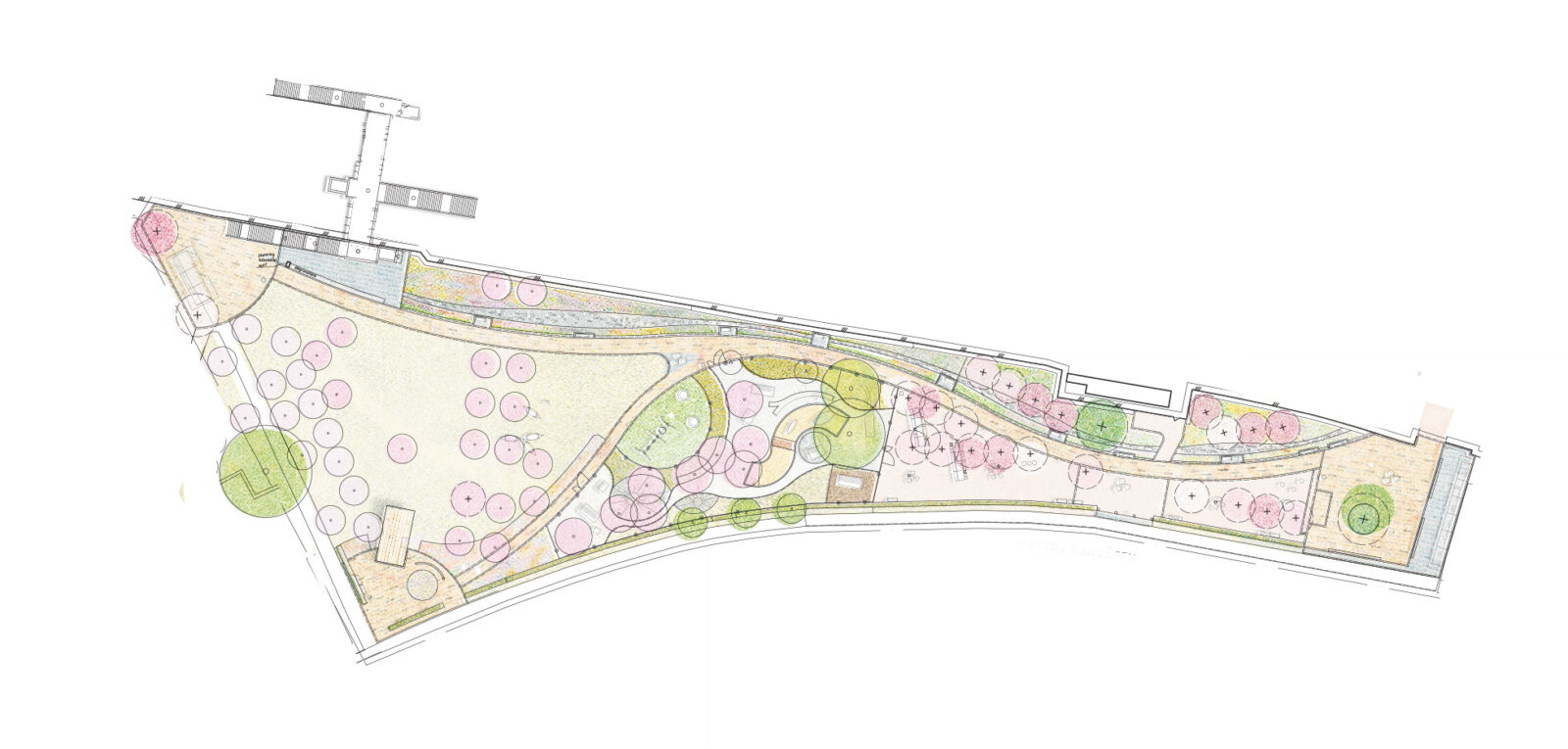 Järnvägsparken Åkersberga, Topia Landskapsarkitekter.