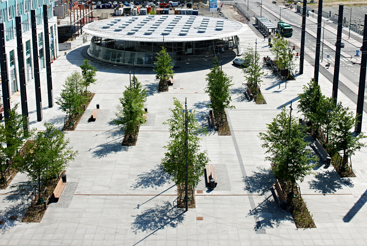 Hyllie torg, Malmö. Foto: Åke E:son Lindman.