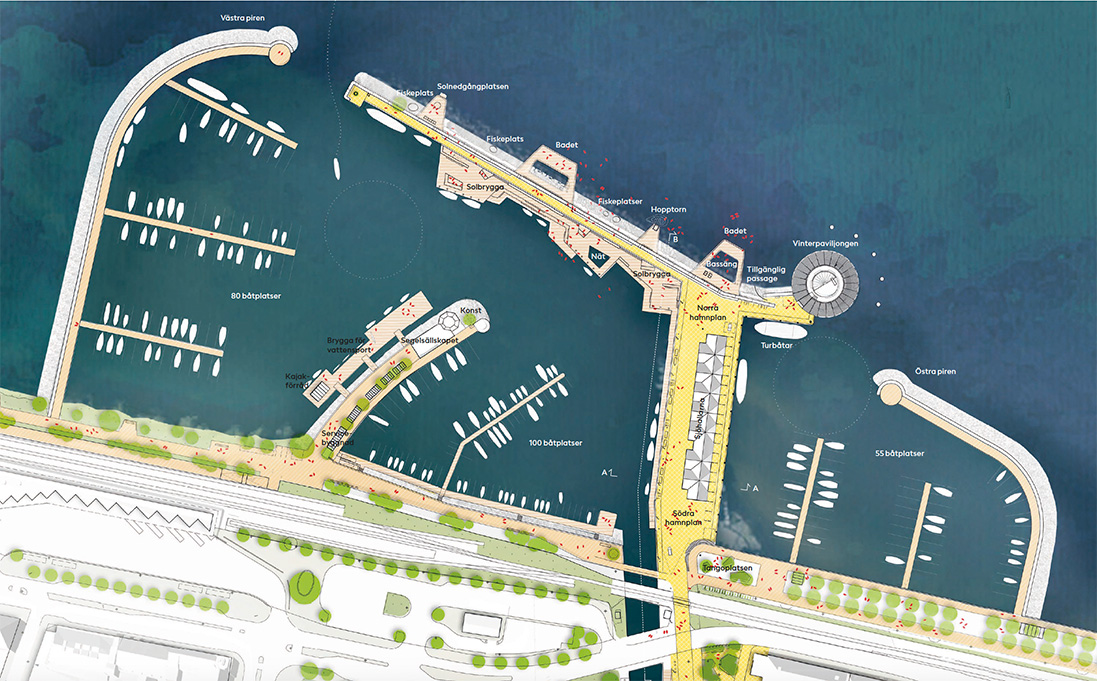 Förslaget Kom regn kom sol av Sydväst Arkitektur och Landskap AB
Wingårhds.