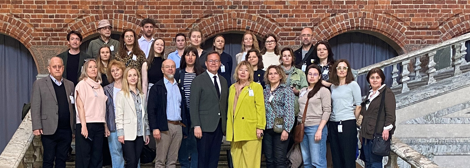 På besök i Stadshuset i Stockholm. Foto: Stockholms stad
