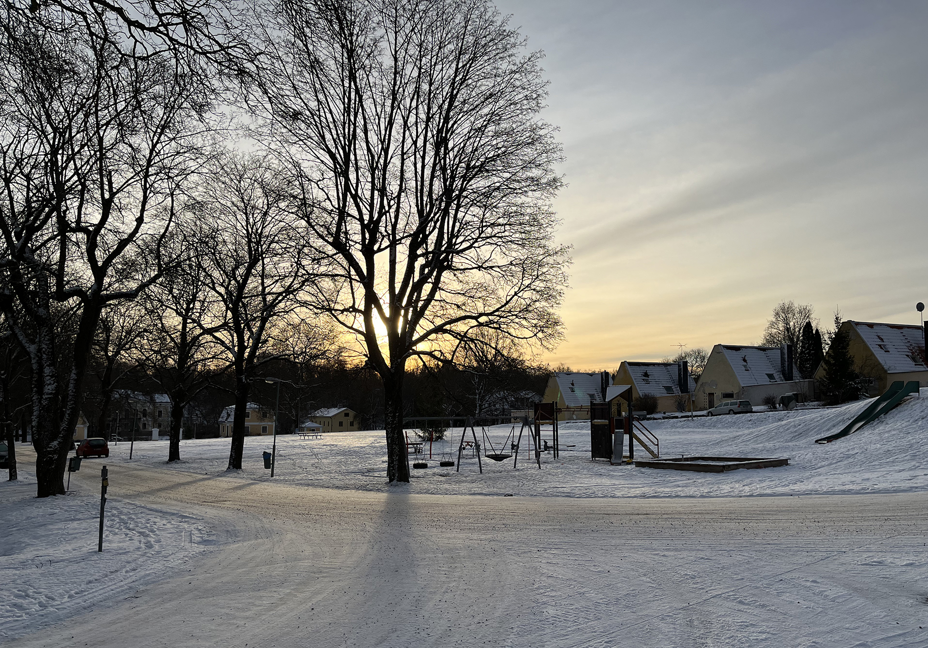 Bostäder i Gästrike-Hammarby, ritat av Ralph Erskine. Foto: Fredrik Mats Nilsson