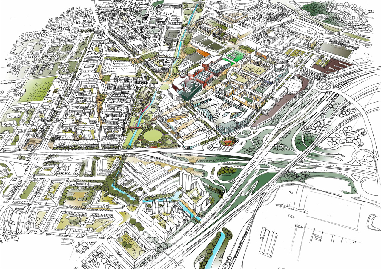 Backaplan planeringsförutsättningar, Göteborg. Bild: Göteborgs Stadsbyggnadskontor, Andrea Hulting Gustafson och Anders Svensson