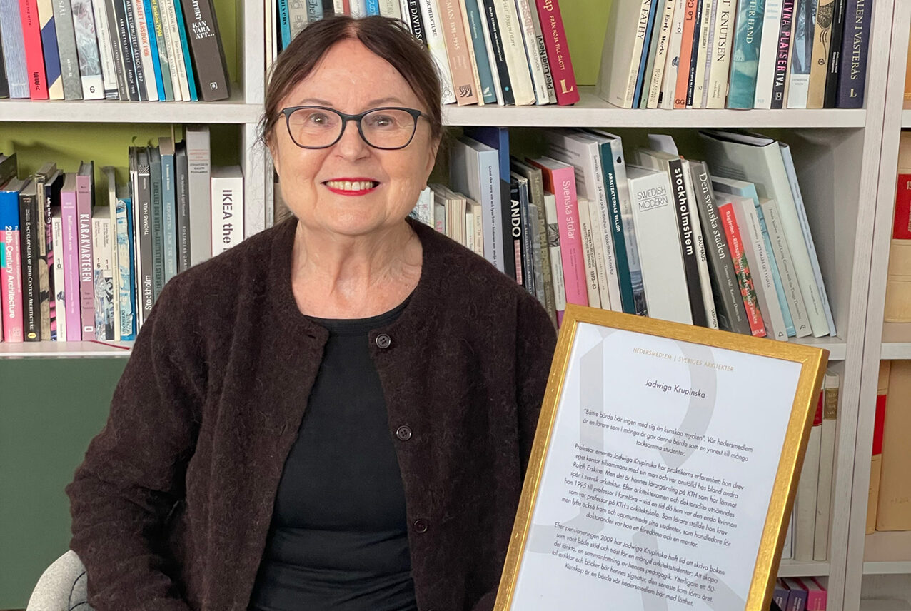 Jadwiga Krupinska, hedersmedlem 2026. Foto: Ina Flygare.