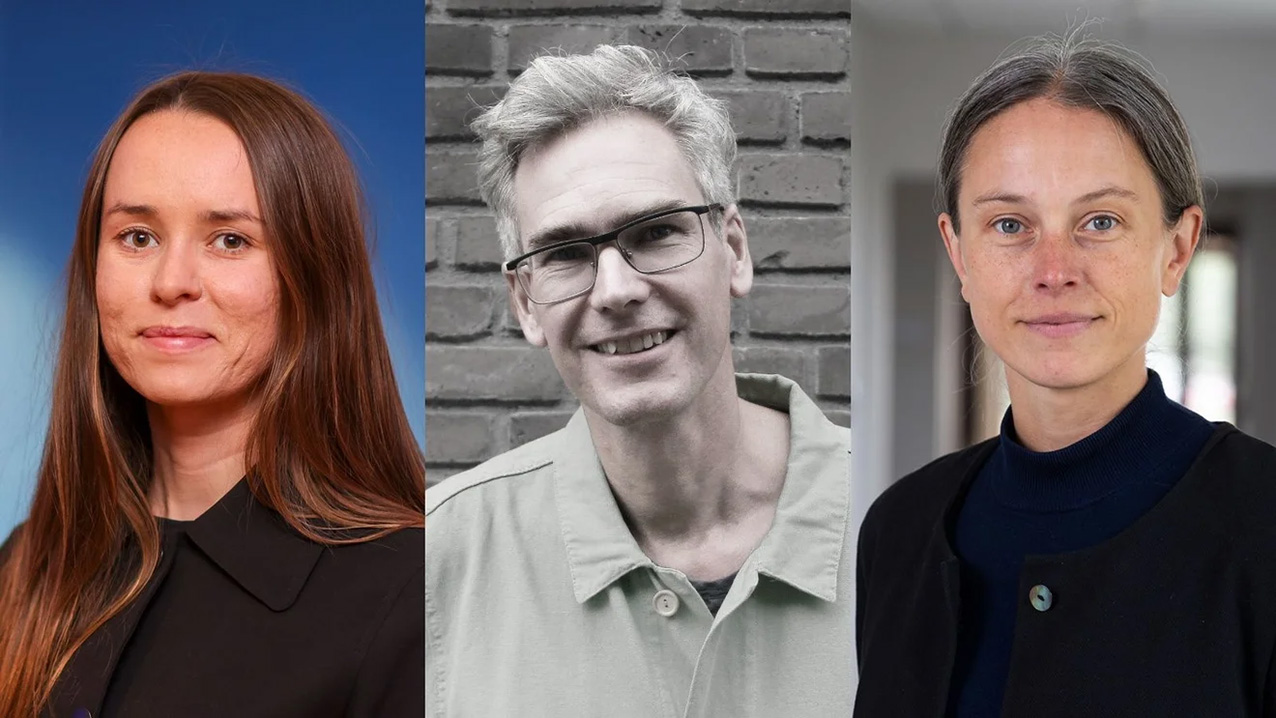Maja Olsson, Niels de Bruin och Pernilla Wåhlin Norén.