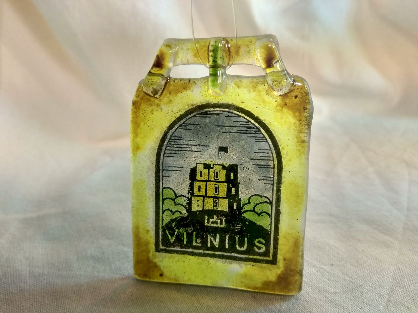 Vilnius Gedimino Tower Ancient , Lithuania, Vilnius in Glass