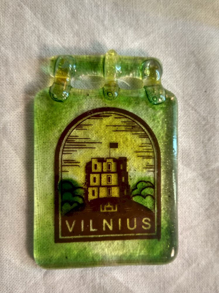 Vilnius Gedimino Tower , Lithuania, Vilnius in glass