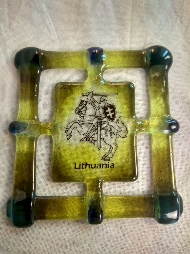 Vytis , Lithuania, Vilnius in glass 