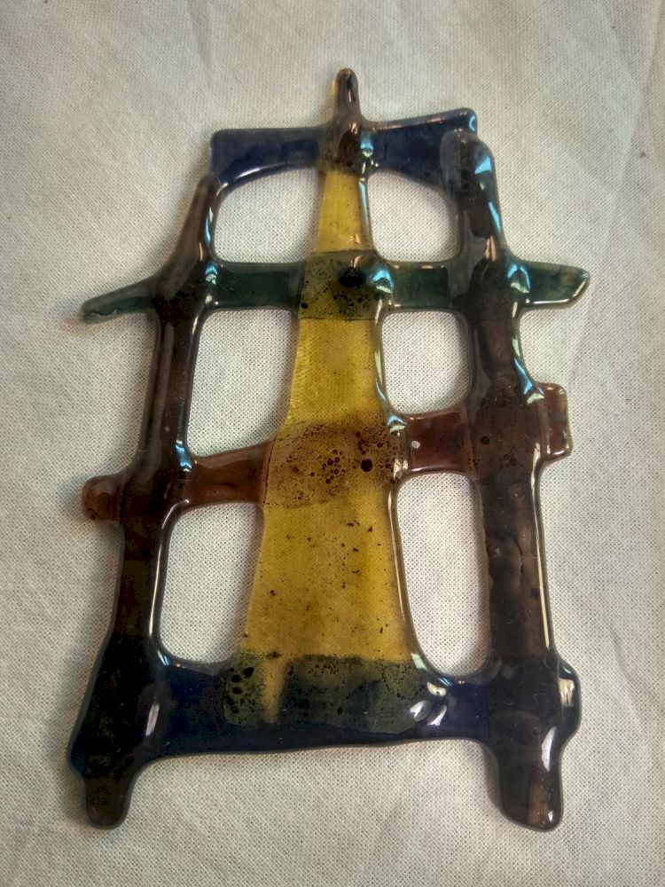 Gediminas Tower , Lithuania, Vilnius in glass