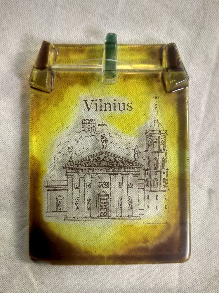 Vilnius Cathedral Souvenir , Lithuania, Vilnius in Glass
