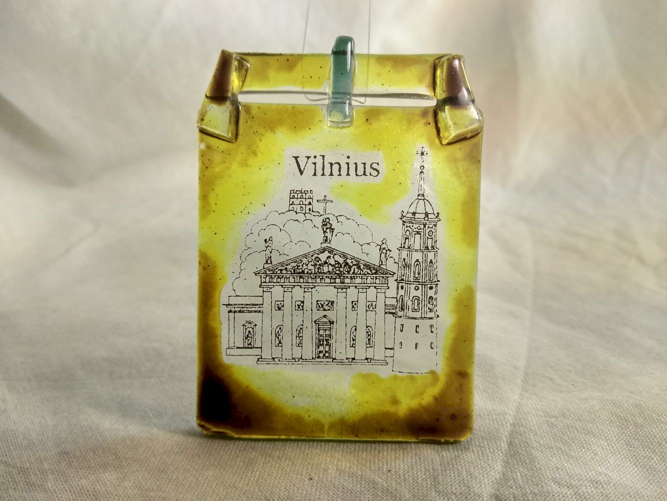 Vilnius Cathedral Souvenir , Lithuania, Vilnius in Glass