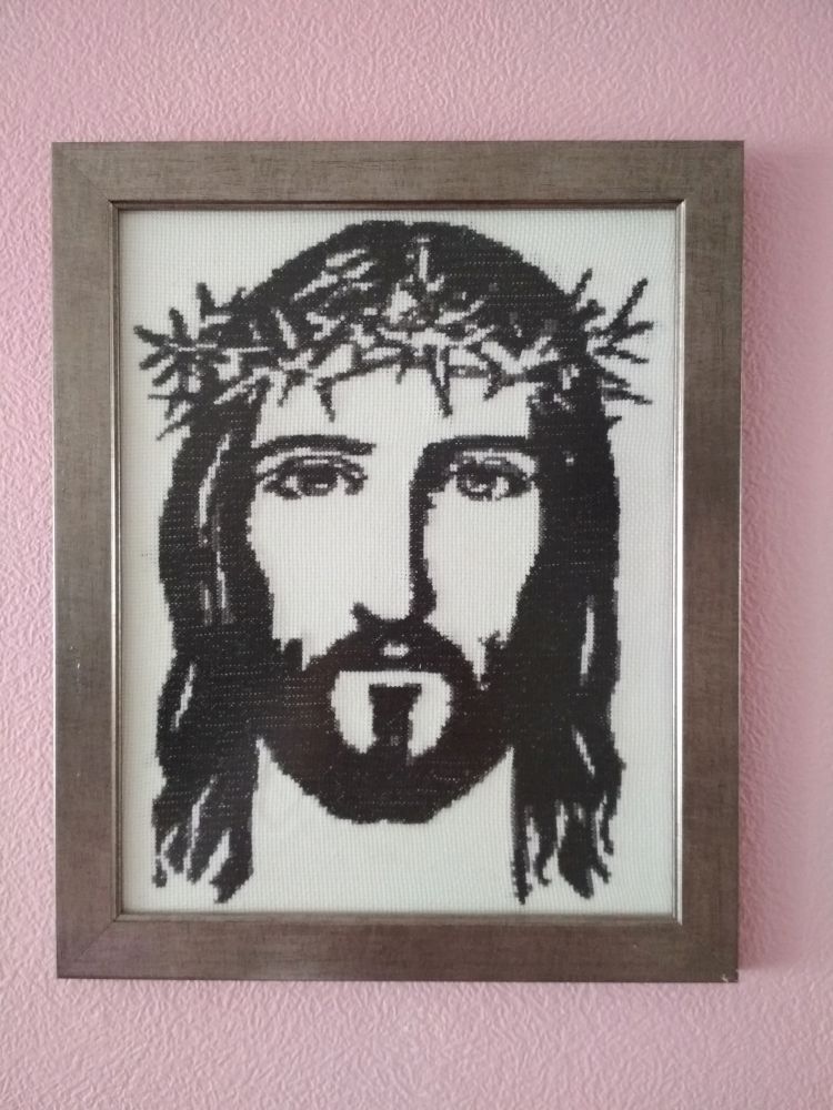 Embroidered painting