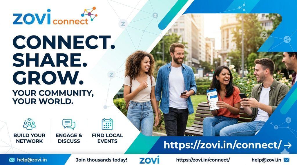 Zovi Connect &ndash; Social Networking Platform to Connect, Share & Grow Online