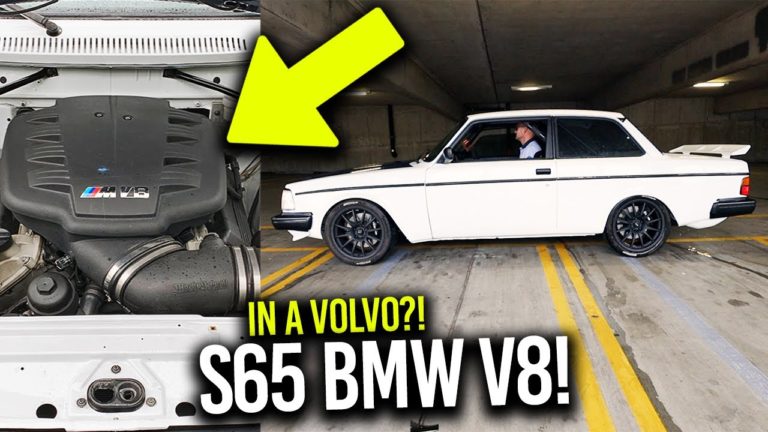 Volvo 242 har V8’eren fra BMW E90 M3 under hjelmen