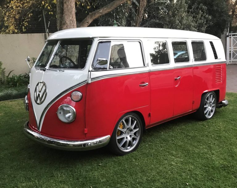 Potent hippiebus: VW Type 2 med 3.6-liters Porsche 911-motor