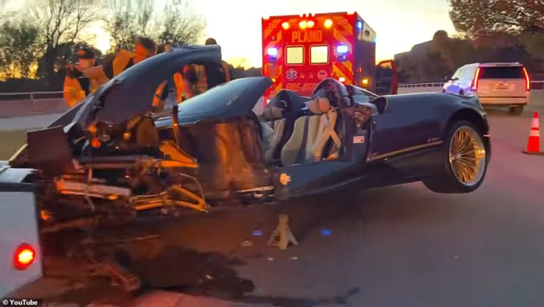 Youtuber har smadret farmands Pagani Huayra