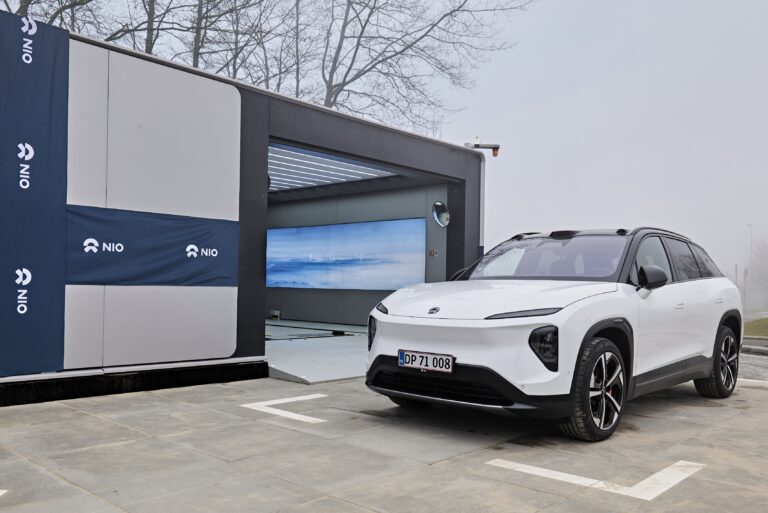 NIO Power Swap Station i Danmark - Slagelse