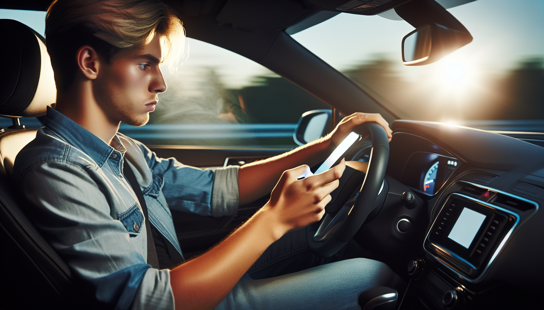 Hver anden ung bilist bruger mobilen ulovligt i bilen